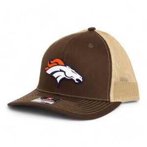 Denver Broncos 3D Snapback Trucker Hat- Brown/ Tan